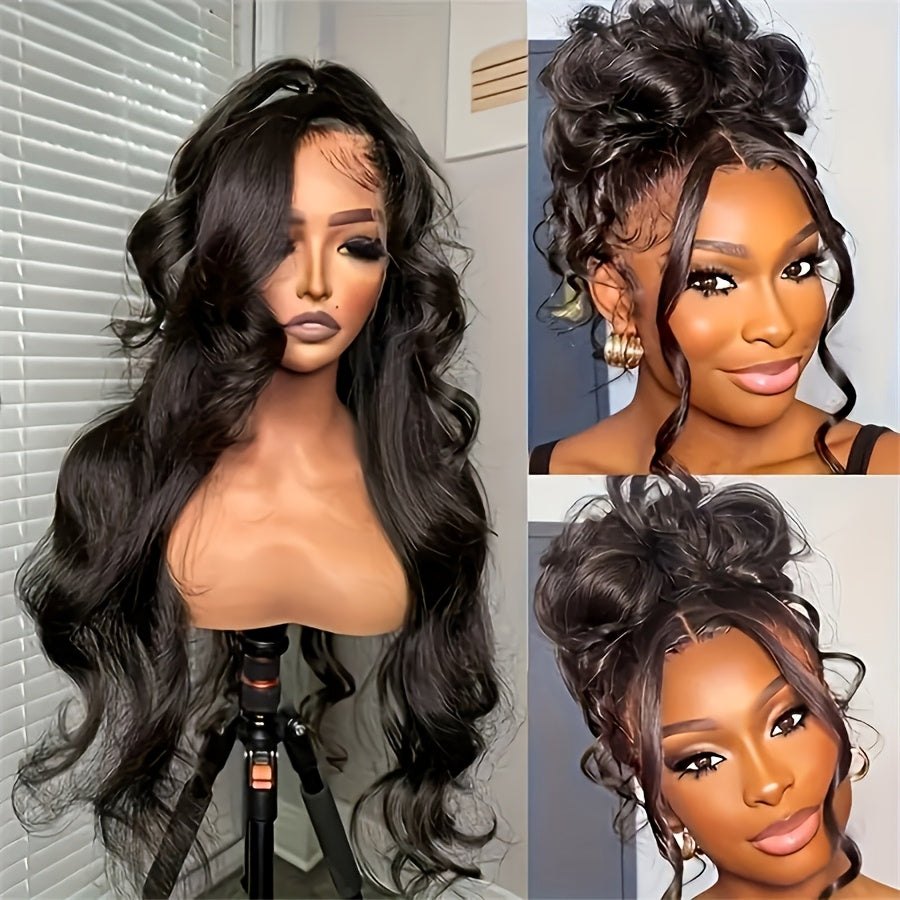 200 Density 360 Lace Front Wig Human Hair Body Wave Lace Front Wigs Human Hair Wigs For Women Pre Plucked Brazilian Lace Frontal Wig Human Hair Lace Closure Wig Natural Color